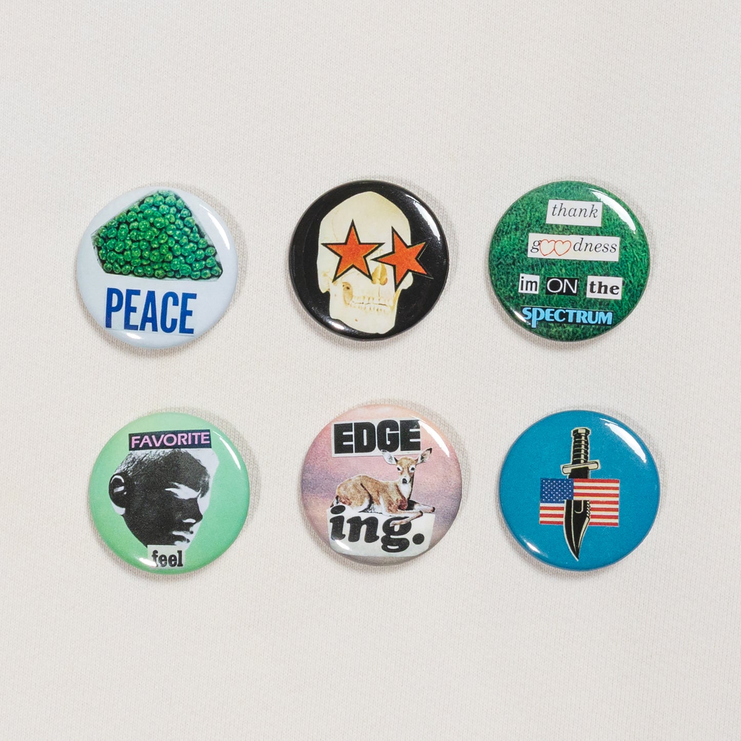 6 Piece Button Pack