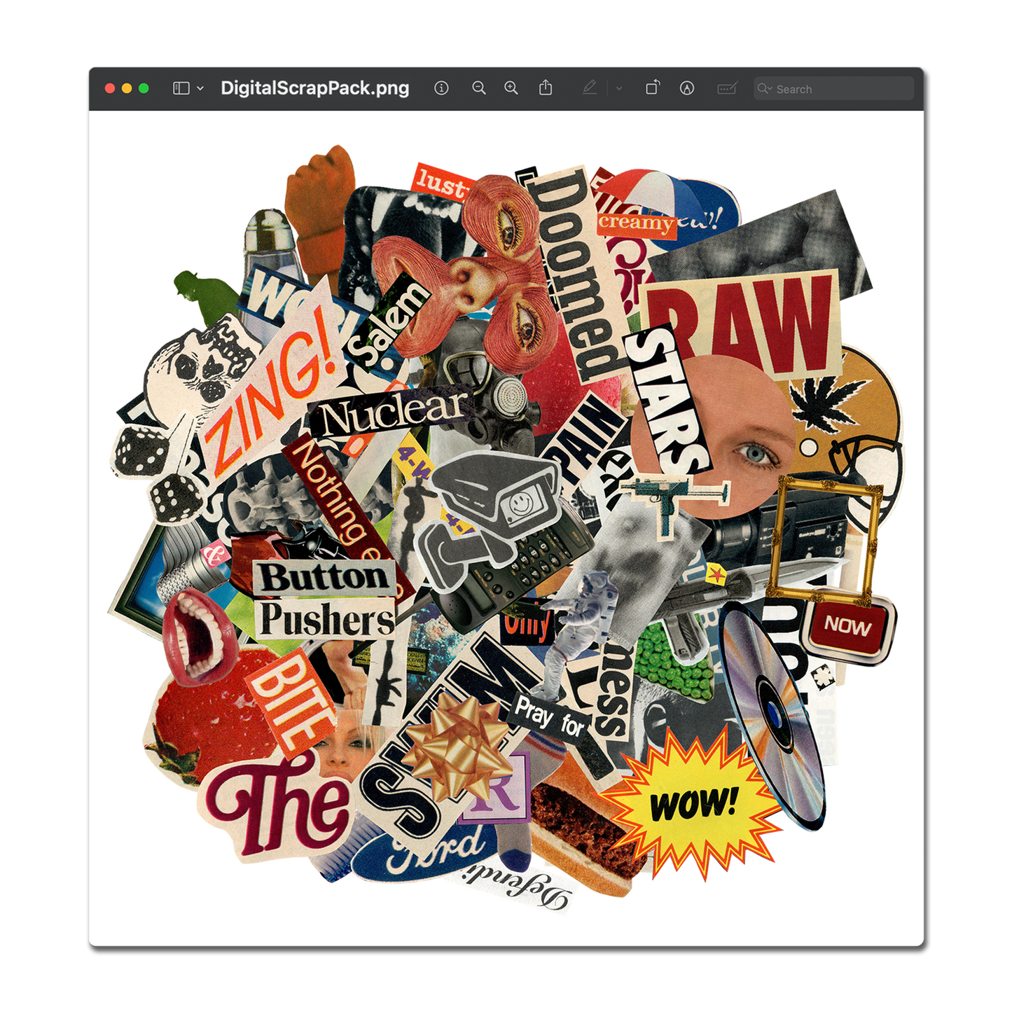 Digital Scrap Pack by Button Pushers