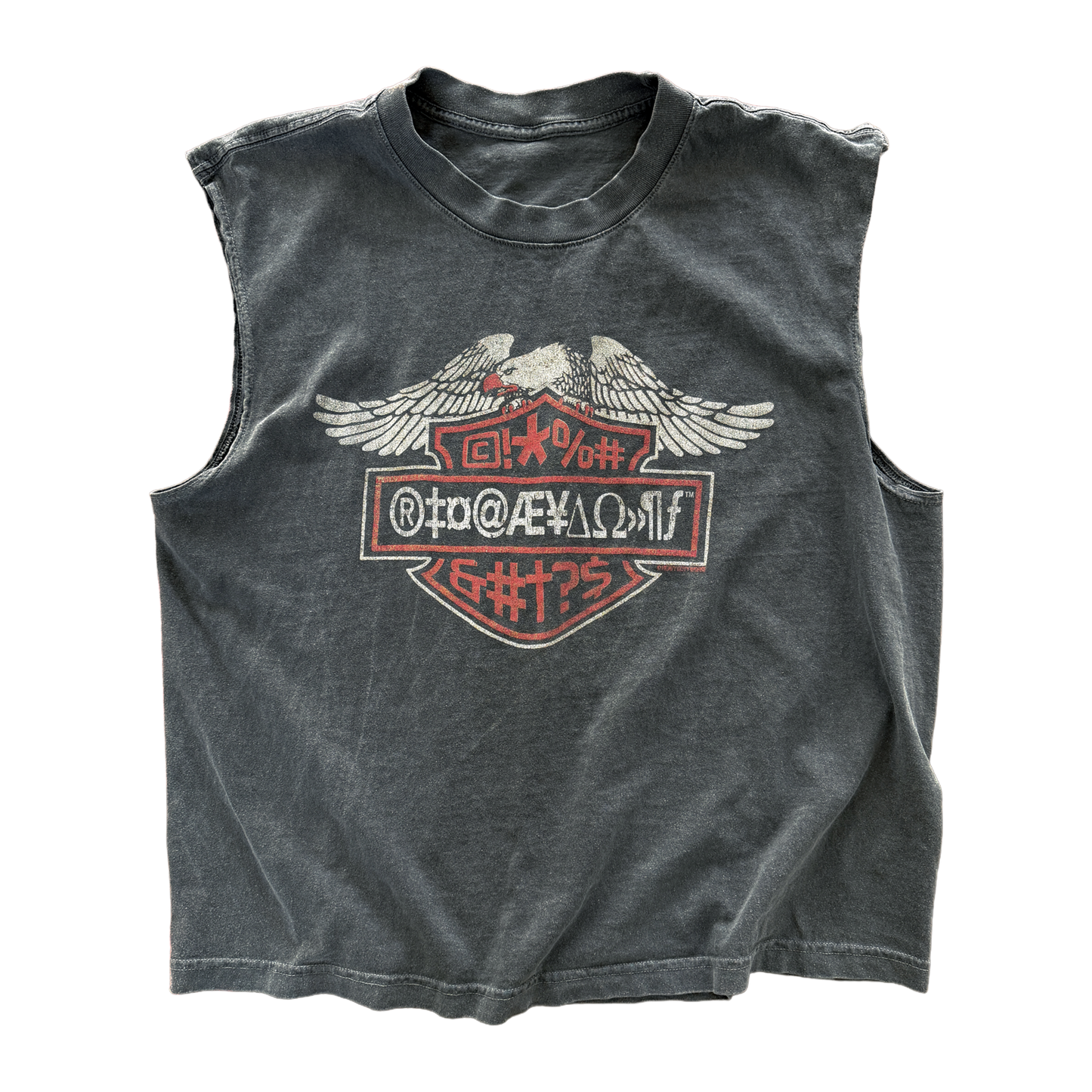 freedom cut off tee