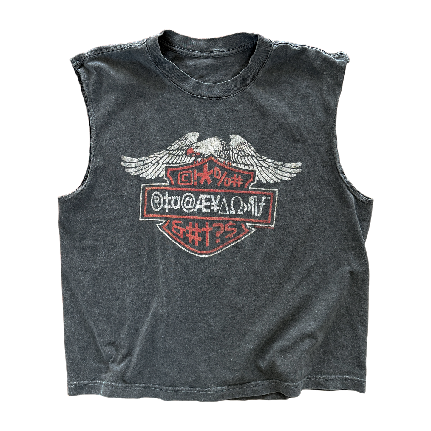 freedom cut off tee