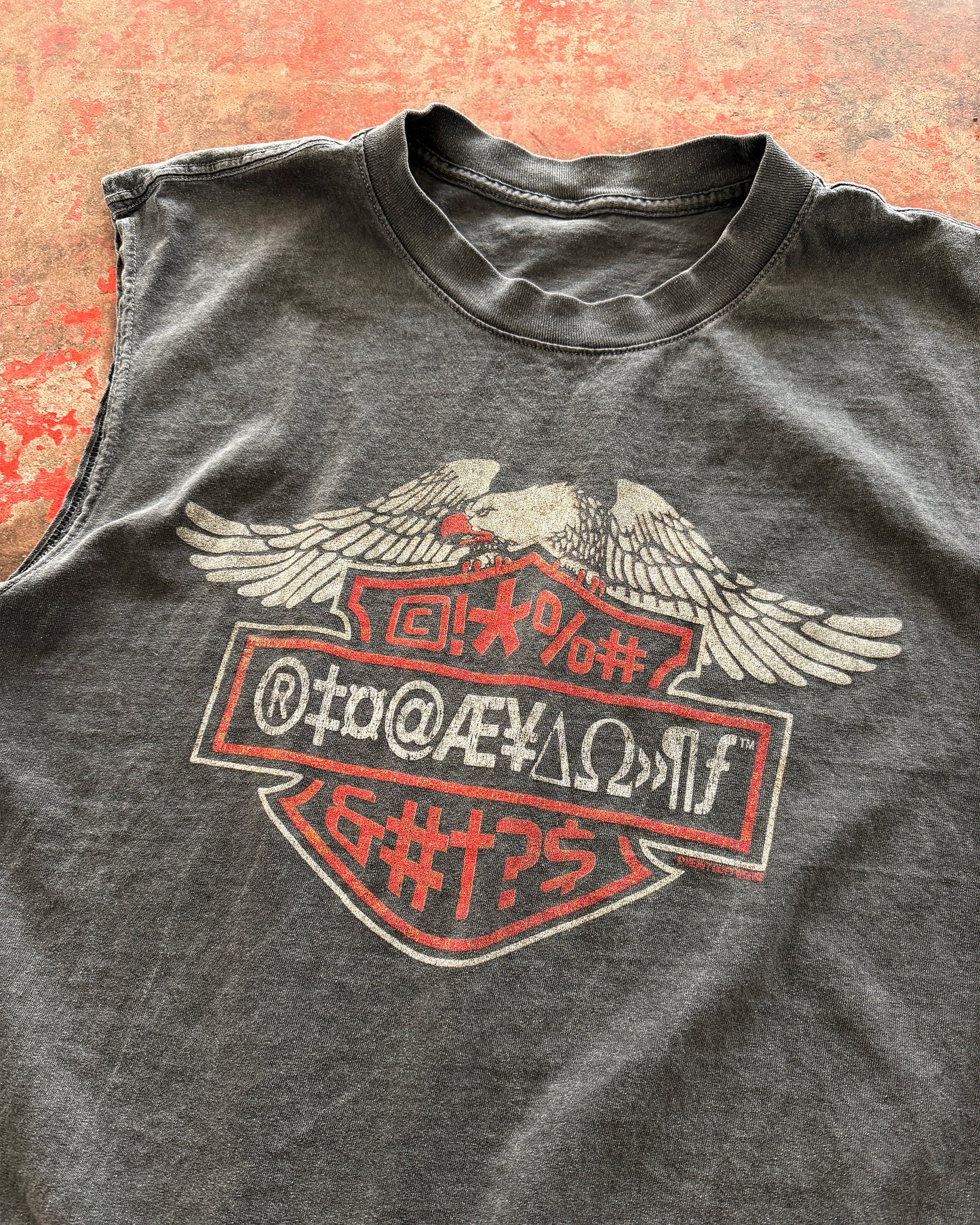 freedom cut off tee