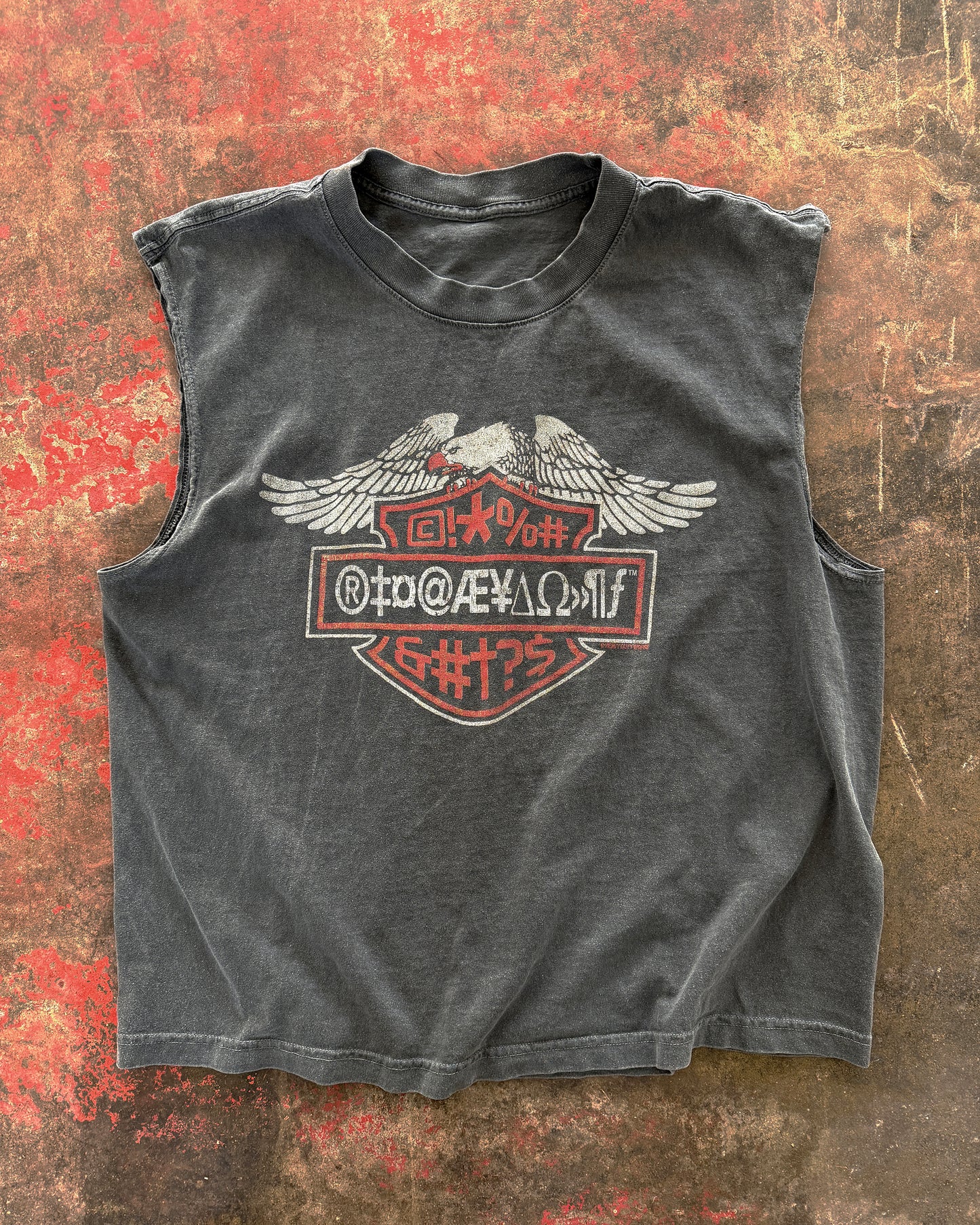 freedom cut off tee