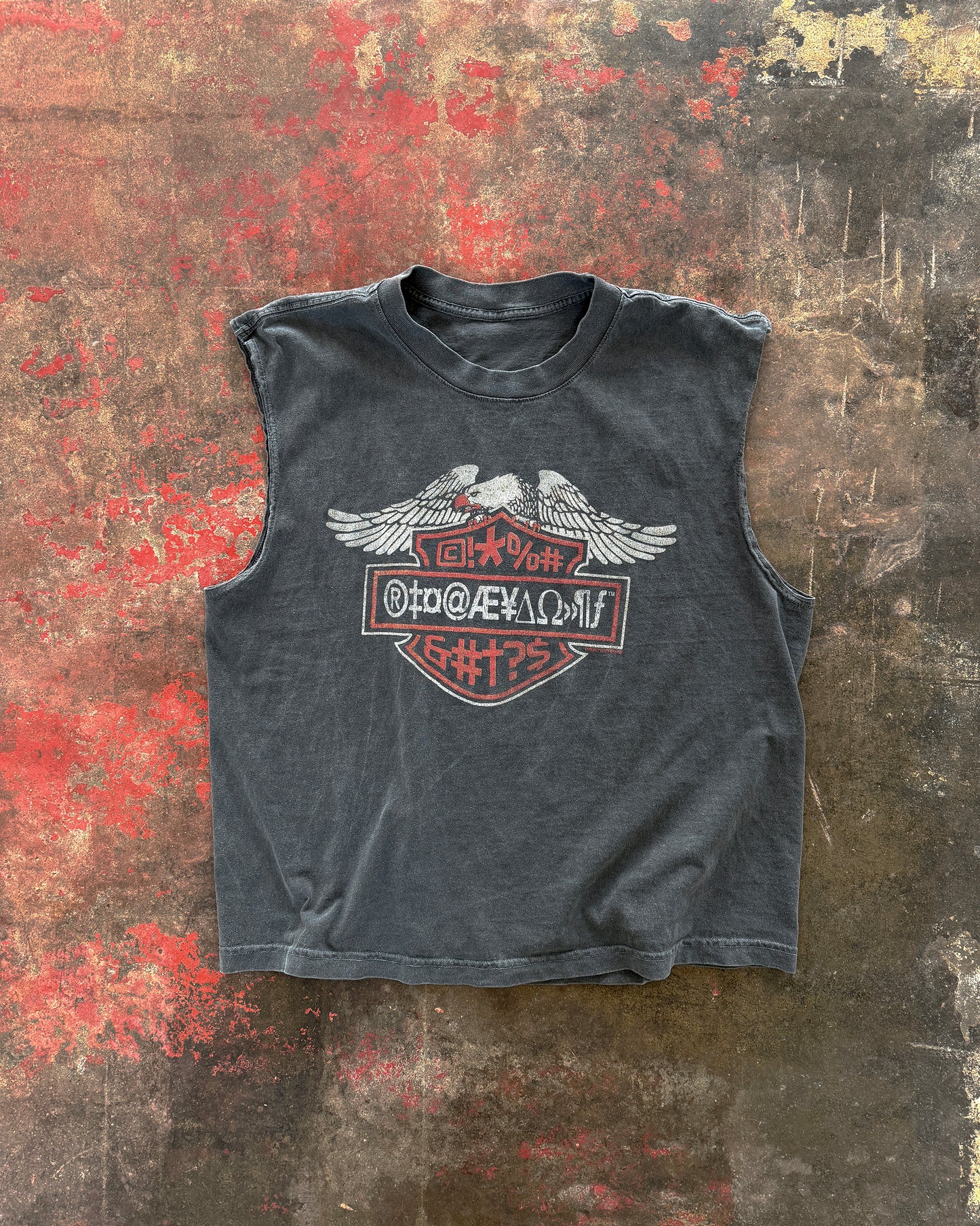 freedom cut off tee