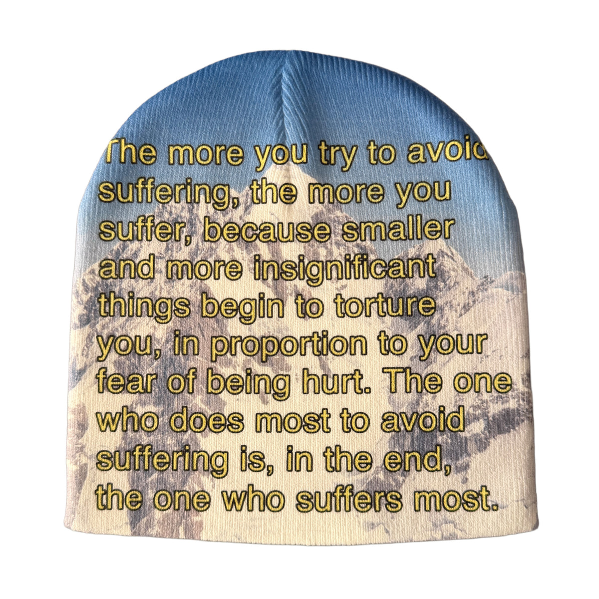 suffering beanie