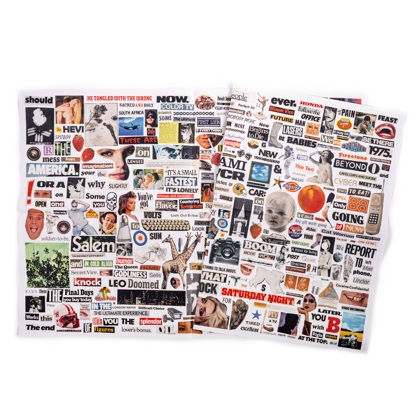 Scrap Newsprint by Button Pushers