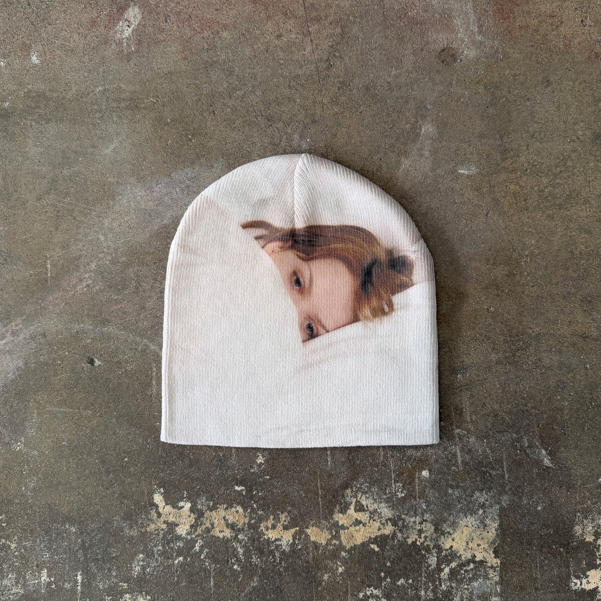 tired beanie