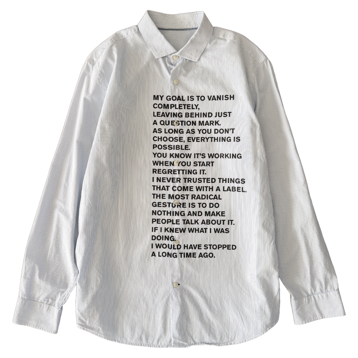 vanish button down