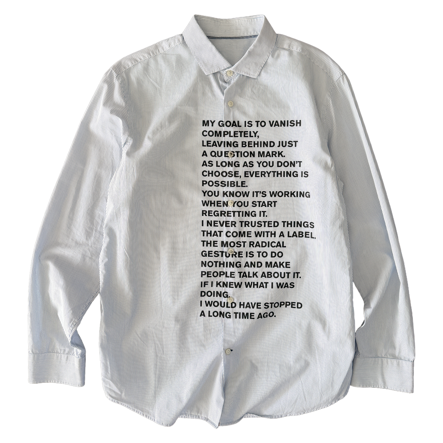 vanish button down