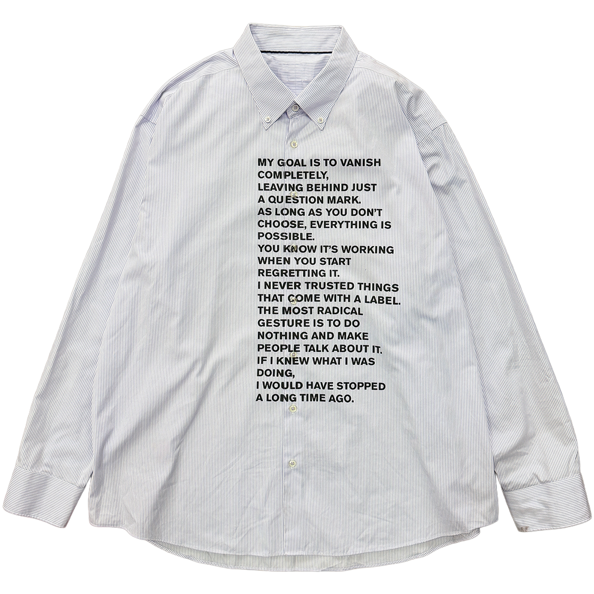 vanish button down