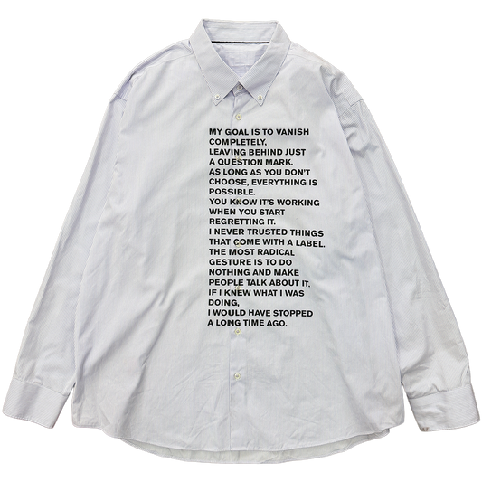 vanish button down