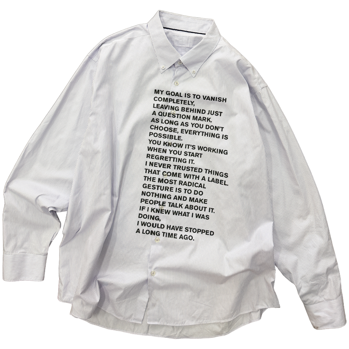 vanish button down