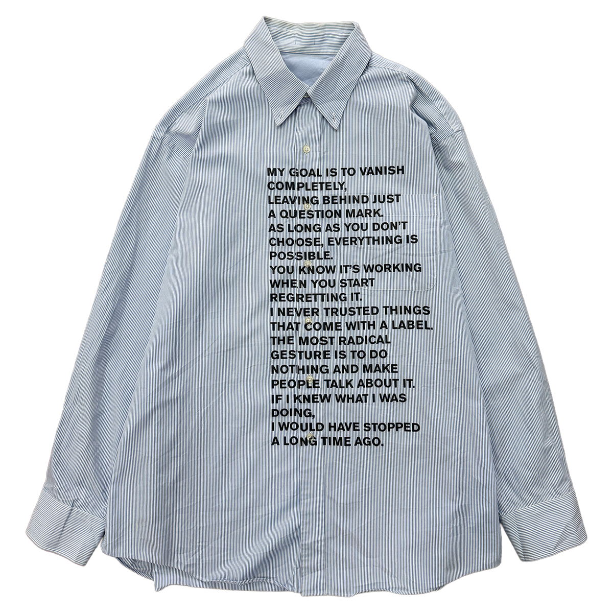 vanish button down