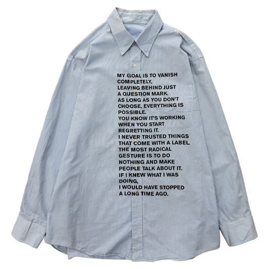 vanish button down