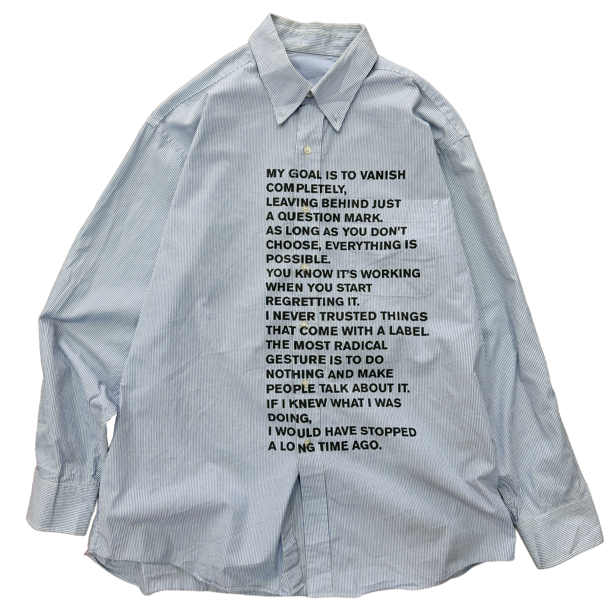vanish button down