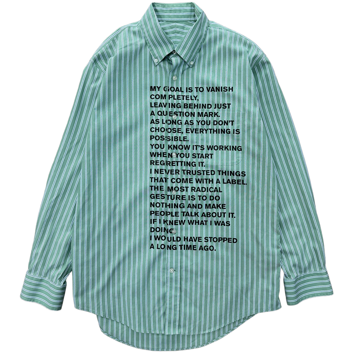 vanish button down