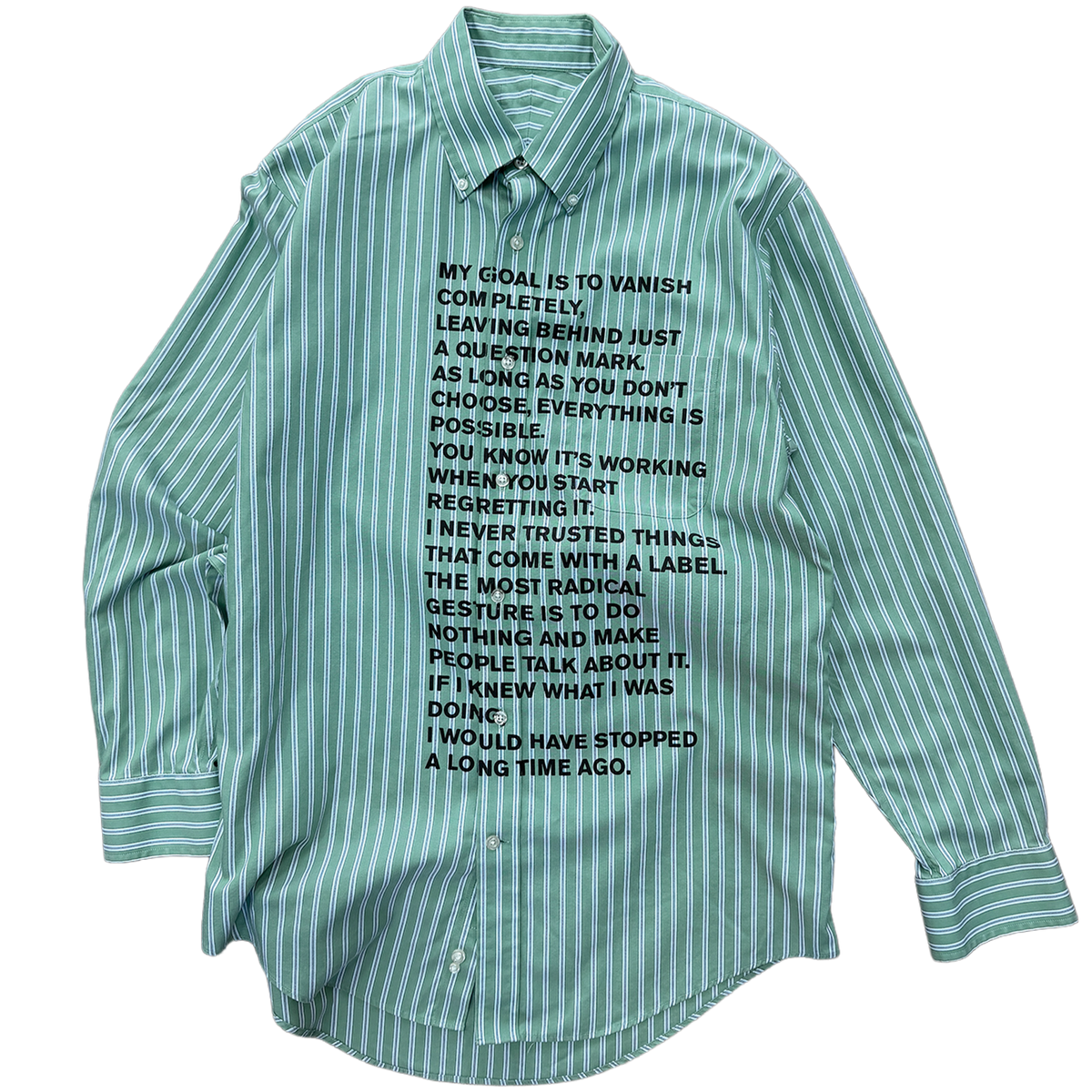 vanish button down