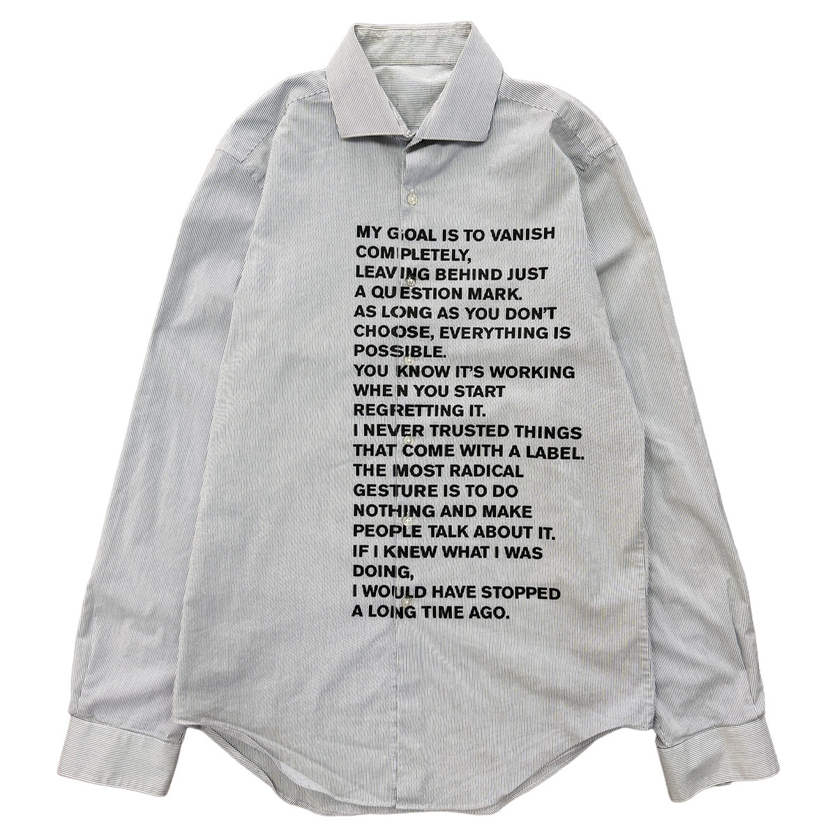 vanish button down