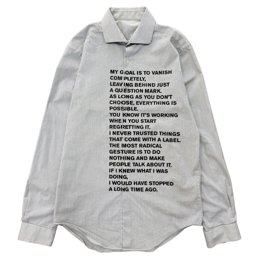 vanish button down