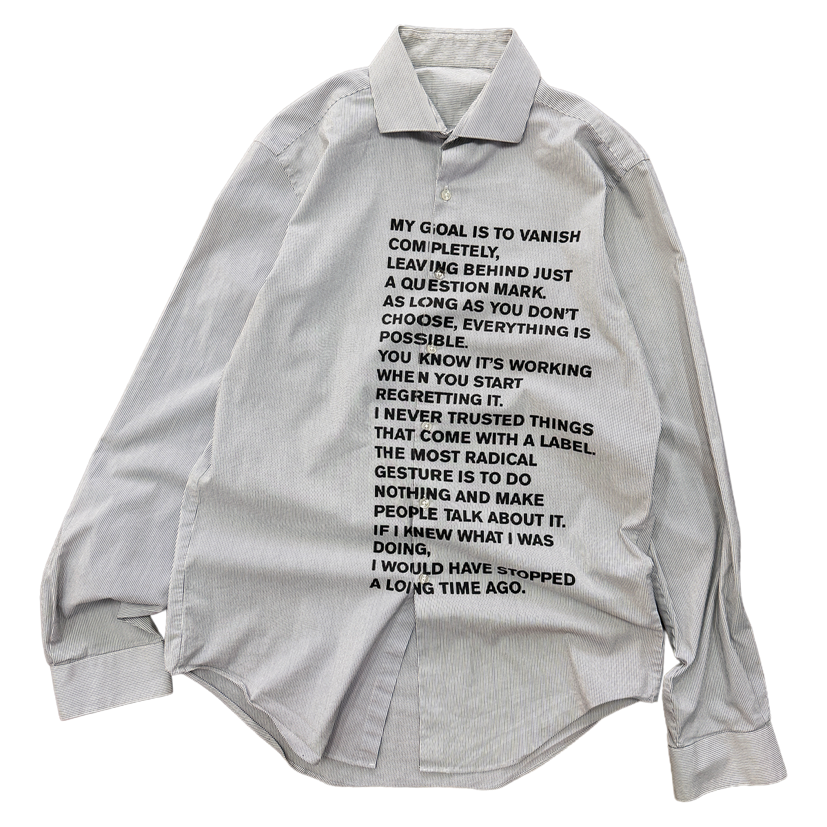 vanish button down