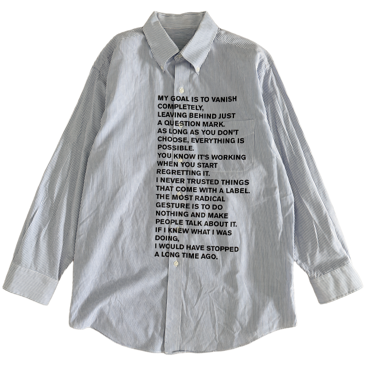 vanish button down