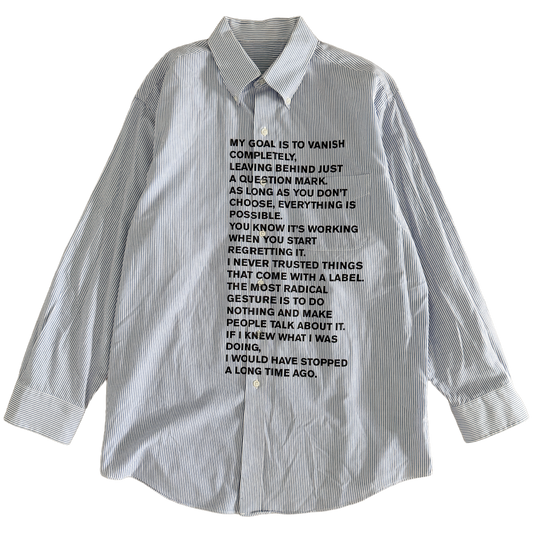 vanish button down