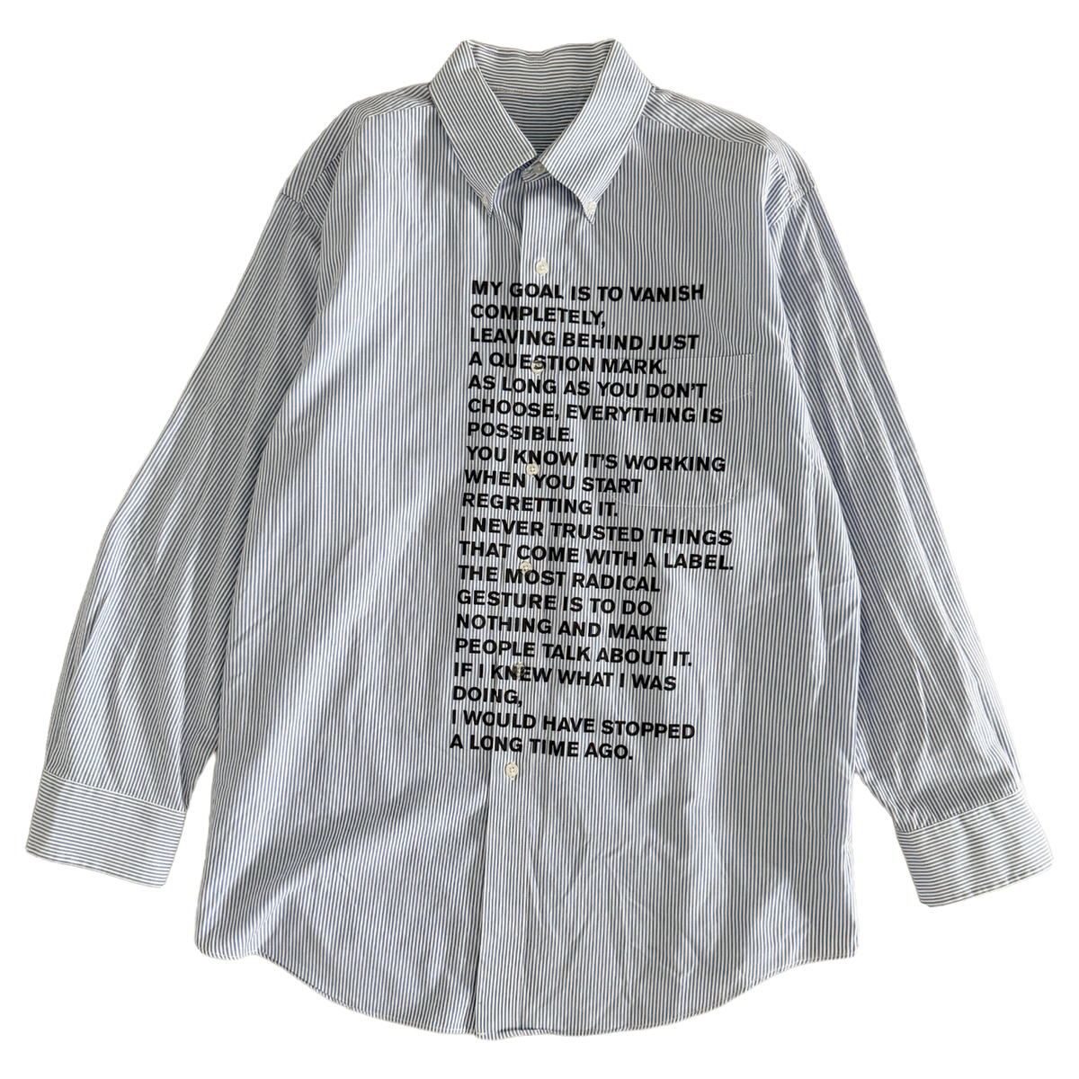vanish button down