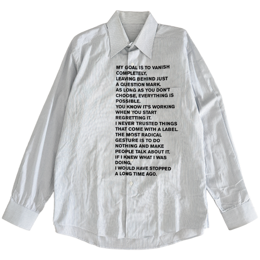 vanish button down