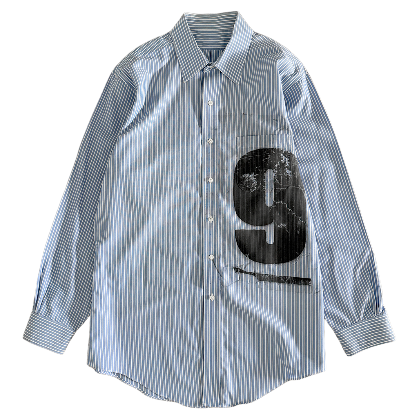 nine button down