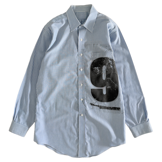 nine button down