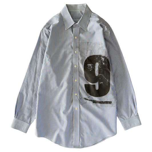 nine button down